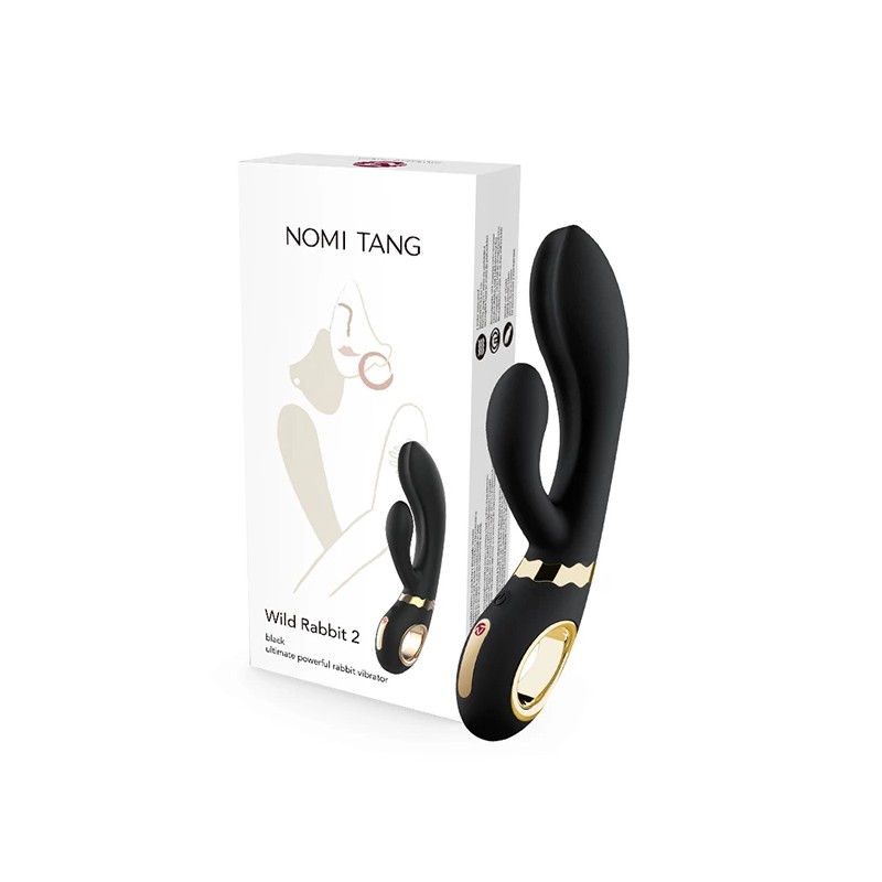 Wibrator - Nomi Tang Wild Rabbit 2 Black & Gold